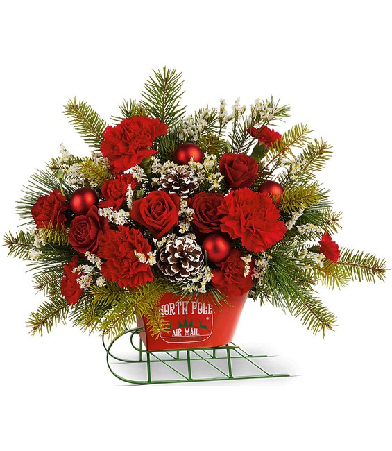 Sleigh All The Way Bouquet